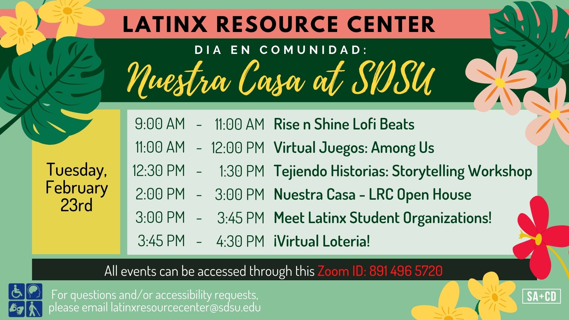 LRC Open House - Nuestra Casa at SDSU Feb 23, 2021