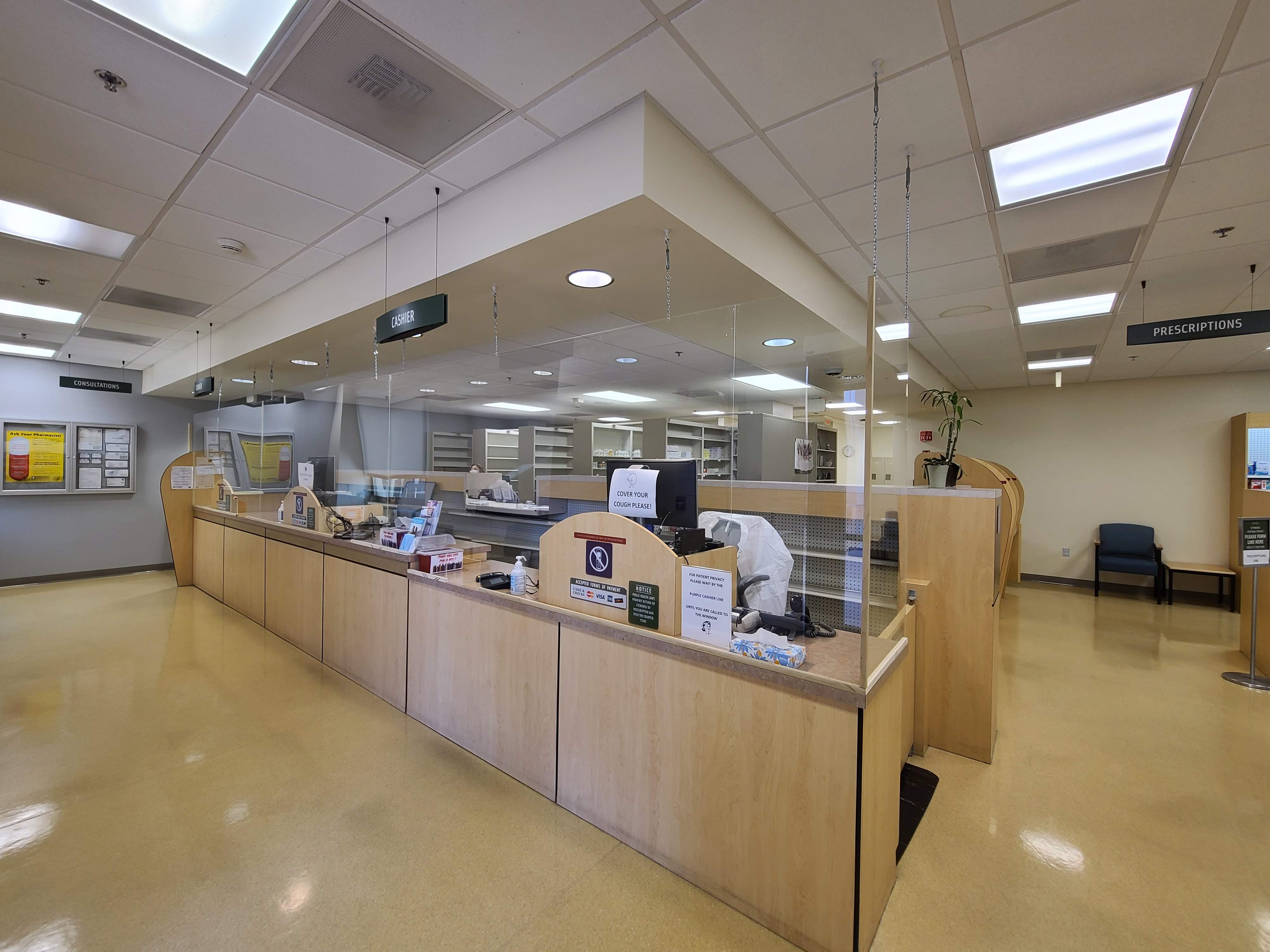 Student Health Services Pharmacy Counter